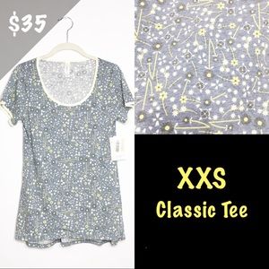 NWT LuLaRoe XXS Classic Tee Floral